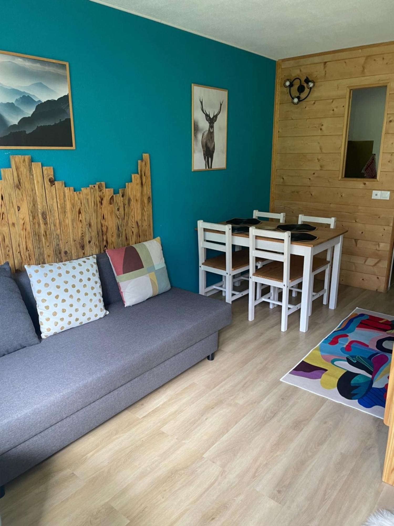 Studio Mongie Aux Pieds Des Pistes Avec Balcon La Mongie Eksteriør bilde