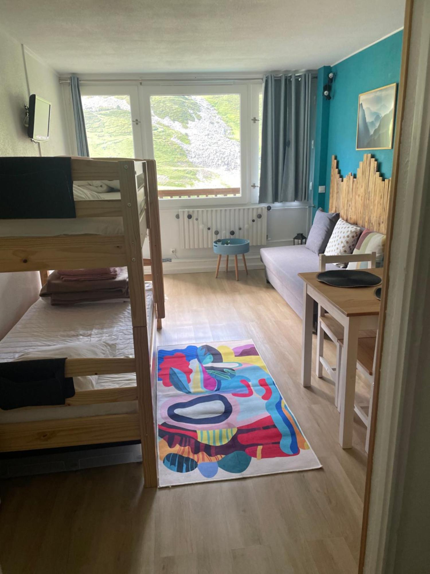Studio Mongie Aux Pieds Des Pistes Avec Balcon La Mongie Eksteriør bilde